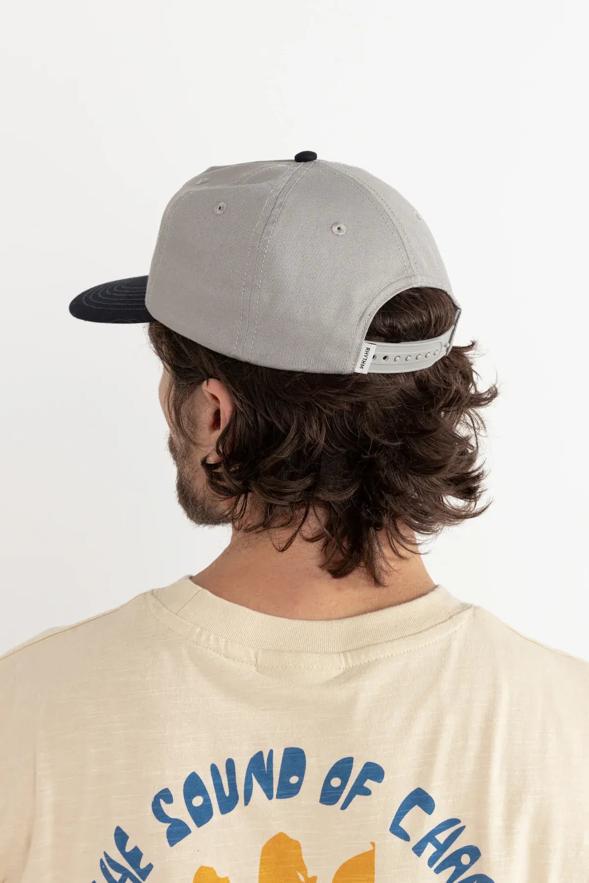 Rhythm Mens Rhythm Rising Cap - Ash 0725M-HW04-ASH Rhythm Rising Cap - Ash Splash Swimwear Hats O/S 9360397217186