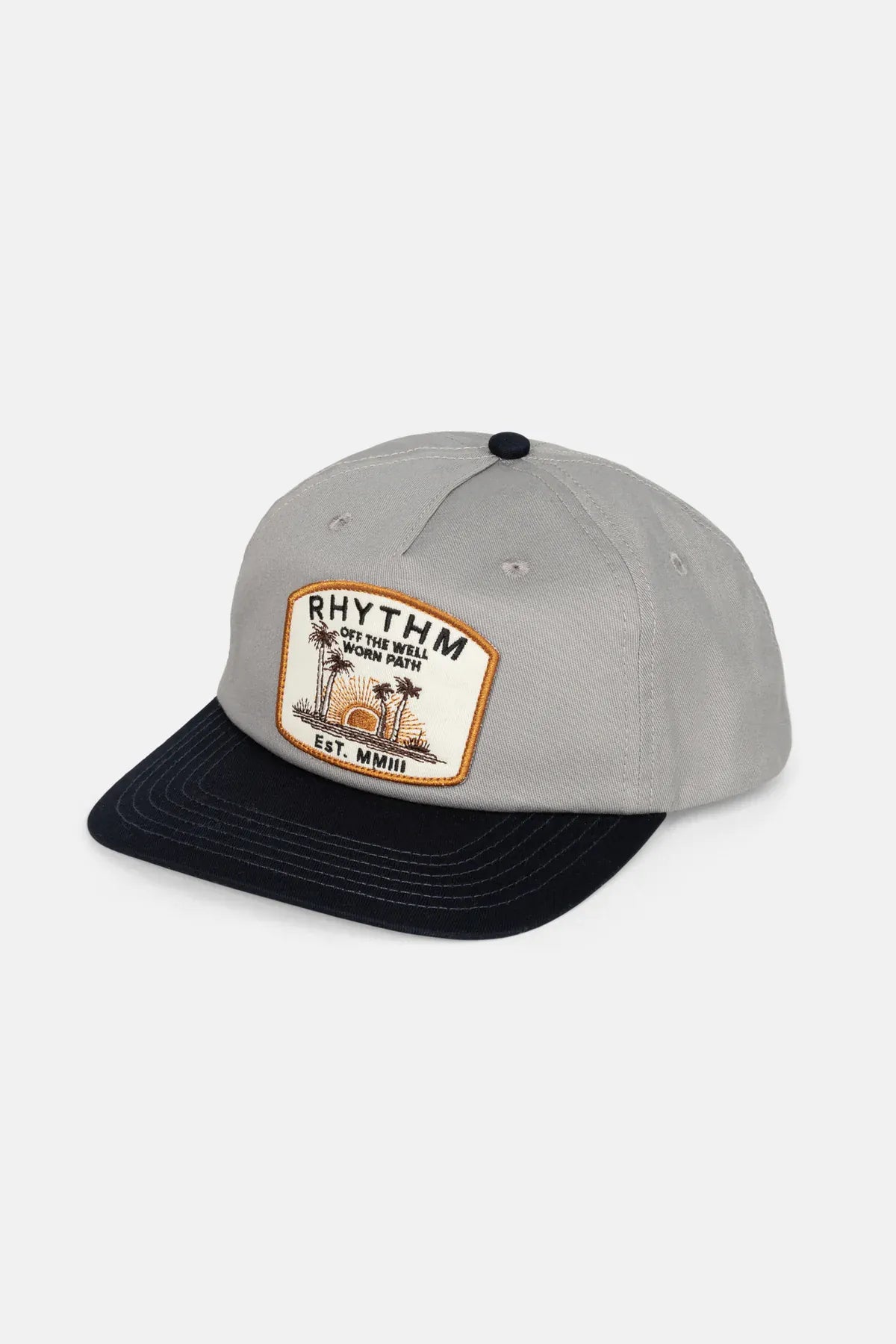Rhythm Mens Rhythm Rising Cap - Ash 0725M-HW04-ASH Rhythm Rising Cap - Ash Splash Swimwear Hats O/S 9360397217186