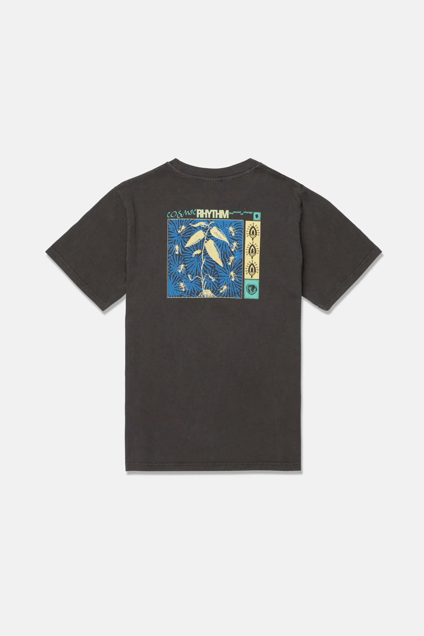 Rhythm Mens Rhythm Subterranean Vintage SS T-Shirt - Vintage Black Rhythm Subterranean Vintage SS T-Shirt - Vintage Black Splash Swimwear Mens