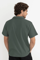 Rhythm Mens Rhythm Vintage Terry Polo - Silver Pine Rhythm Vintage Terry Polo - Silver Pine Splash Swimwear Mens