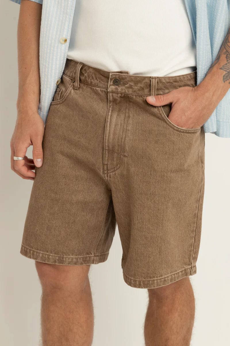 Rhythm Mens Subtle Denim Short - Chai Rhythm Subtle Denim Short - Chai Splash Swimwear