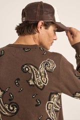 Rhythm Mens Trees Trucker Cap - Cedar 0125M-HW08-CED Rhythm Trees Trucker Cap - Cedar Splash Swimwear Mens O/S 9360397116007