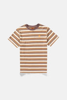 Rhythm Mens Vintage Stripe SS T-Shirt - Cedar Vintage Stripe SS T-Shirt - Cedar Splash Swimwear Mens
