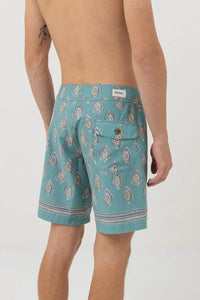 Pit Trunk - Teal - Rhythm Mens - Splash Swimwear  - Jul23, mens, mens boardies, mens swim, Rhythm men - Splash Swimwear 