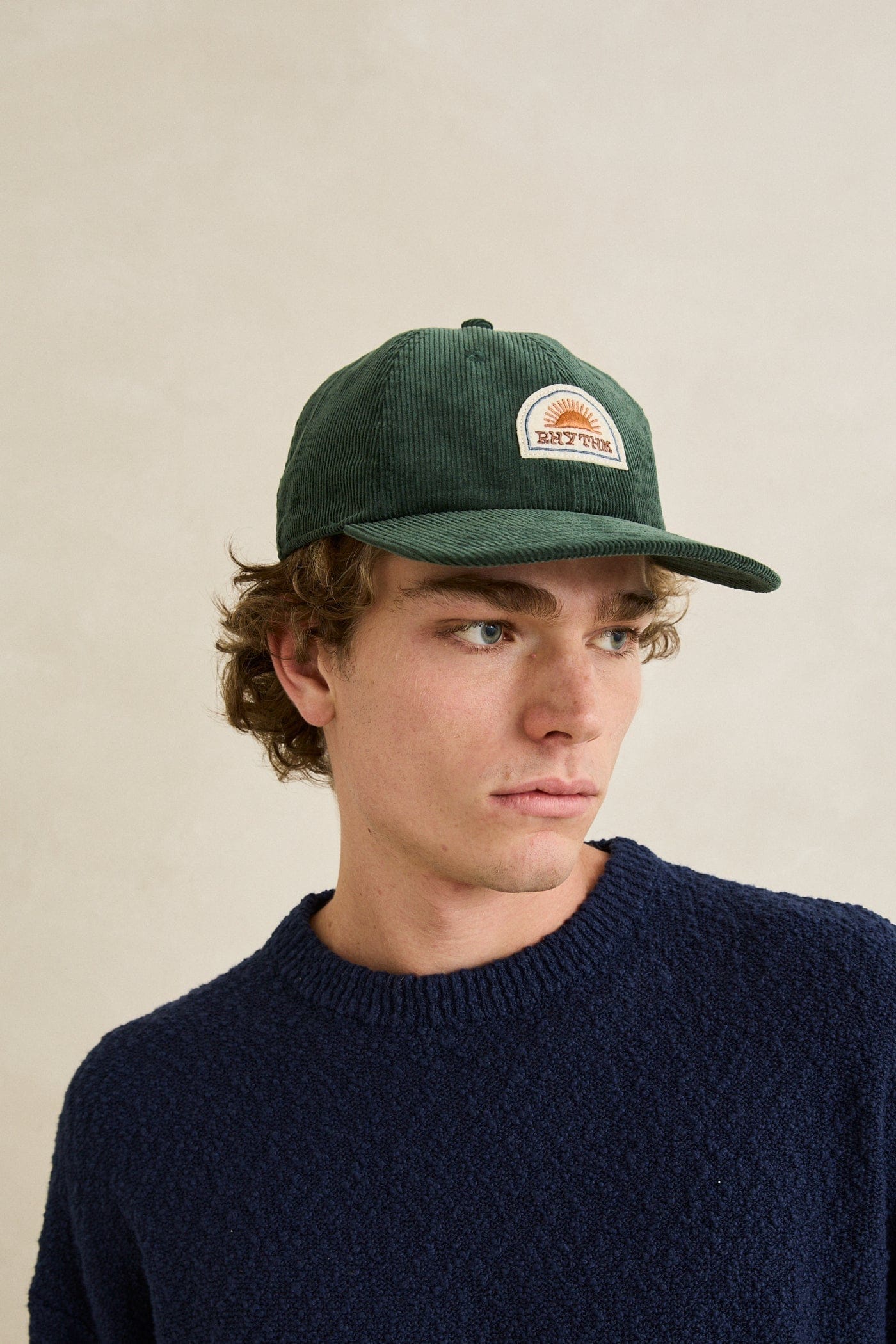 Rhythm Rhythm Awake Cord Cap 0726M-HW03-GRN-O/S AWAKE CORD CAP | Rhythm Splash Swimwear Hats GREEN / O/S