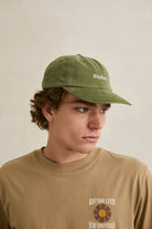 Rhythm Rhythm Essential Brushed Twill Cap 0726M-HW08-DIL-O/S ESSENTIAL BRUSHED TWILL CAP | Rhythm Splash Swimwear Hats DILL / O/S