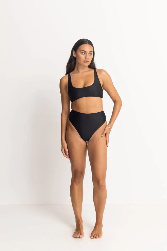 Rhythm Womens Bikini Bottoms Classic Hi Waist Pant Rhythm Classic Hi Waist Pant