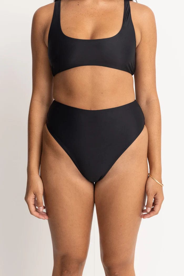 Rhythm Womens Bikini Bottoms Classic Hi Waist Pant Rhythm Classic Hi Waist Pant