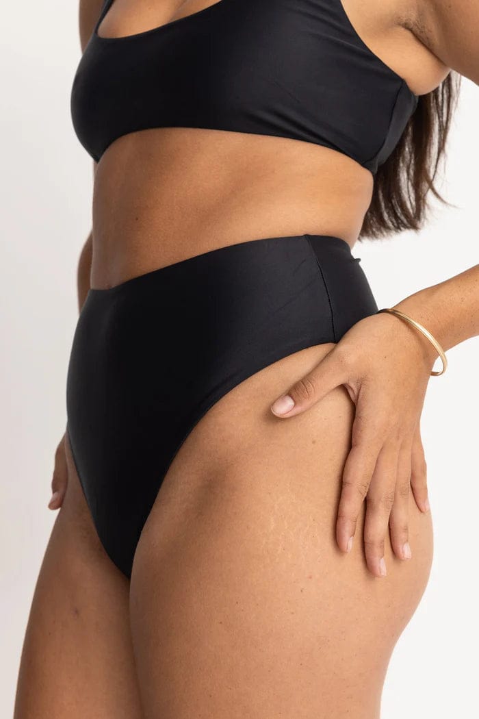 Rhythm Womens Bikini Bottoms Classic Hi Waist Pant Rhythm Classic Hi Waist Pant