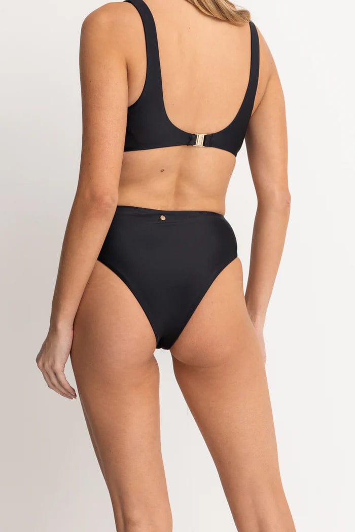 Rhythm Womens Bikini Bottoms Classic Hi Waist Pant Rhythm Classic Hi Waist Pant