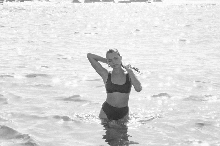 Rhythm Womens Bikini Bottoms Classic Hi Waist Pant Rhythm Classic Hi Waist Pant