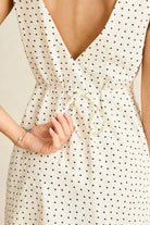 Rhythm Womens Polka Mini Dress - Cream Polka Mini Dress - Cream Splash Swimwear