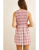 Rhythm Womens Rhythm Chelsea Check Mini Dress Rhythm Chelsea Check Mini Dress Splash Swimwear Dresses