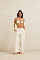 Rhythm Womens Rhythm Classic Drawstring Pant - Oak Rhythm Classic Drawstring Pant - Oak Splash Swimwear Womens Pants