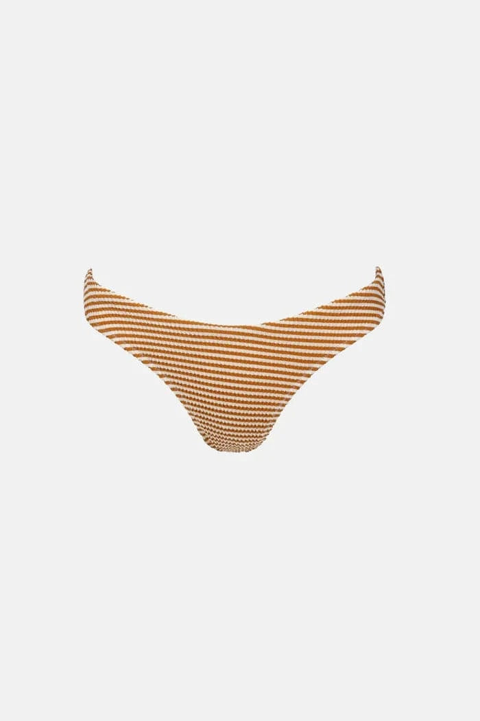 Rhythm Womens Rhythm Cove Stripe Holiday Pant - Caramel Rhythm Cove Stripe Holiday Pant - Caramel Splash Swimwear Bikini Bottoms