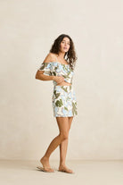Rhythm Womens Rhythm Gigi Skirt - Blue Rhythm Gigi Skirt - Blue Splash Swimwear Skirt