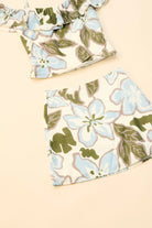 Rhythm Womens Rhythm Gigi Skirt - Blue Rhythm Gigi Skirt - Blue Splash Swimwear Skirt