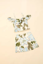 Rhythm Womens Rhythm Gigi Skirt - Blue Rhythm Gigi Skirt - Blue Splash Swimwear Skirt