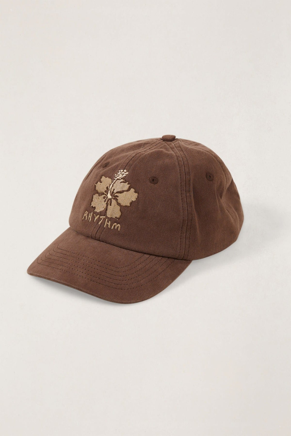 Rhythm Womens Rhythm Koko Floral Cap - Chocolate 1026W-HW01-CHO Rhythm Koko Floral Cap Chocolate Splash Swimwear cap One Size 9360397487206