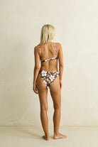 Rhythm Womens Rhythm Koko Floral Holiday Pant - Chocolate Rhythm Koko Floral Holiday Pant Chocolate Splash Swimwear Bikini Bottoms