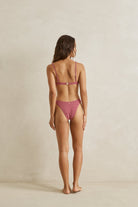 Rhythm Womens Rhythm Lola Check Underwire Top - Plum Rhythm Lola Check Underwire Top Plum Splash Swimwear Bikini Tops