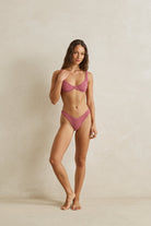 Rhythm Womens Rhythm Lola Check Underwire Top - Plum CD25SW-BT120-PLU-8 Rhythm Lola Check Underwire Top Plum Splash Swimwear Bikini Tops 8 9360397442960