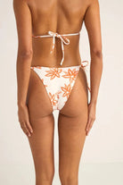 Rhythm Womens Rhythm Sanctuary Floral Tie Side Hi Cut Pant - White Rhythm Sanctuary Floral Tie Side Hi Cut Pant - White Splash Swimwear Bikini Bottoms