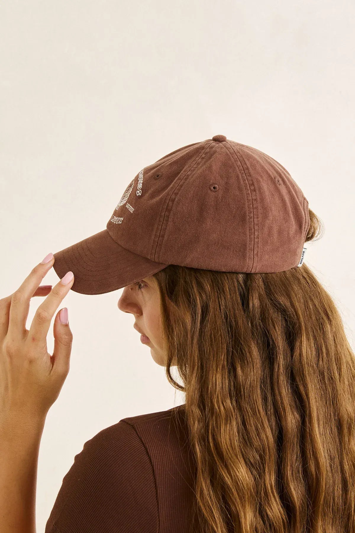 Rhythm Womens Rhythm Sandy Beach Cap - Chocolate 0726W-HW02-CHO Rhythm Sandy Beach Cap - Chocolate Splash Swimwear cap Chocolate / One size 9360397454260
