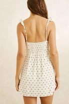 Rhythm Womens Rhythm Sandy Ruffle Mini Dress - Cream Rhythm Sandy Ruffle Mini Dress - Cream Splash Swimwear Dresses