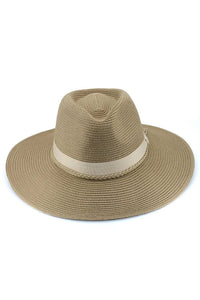 Rigon Headwear Bahama Fedora TM599 Tina M Bahama Fedora Splash Swimwear Hats Latte / M/L 9328897042202