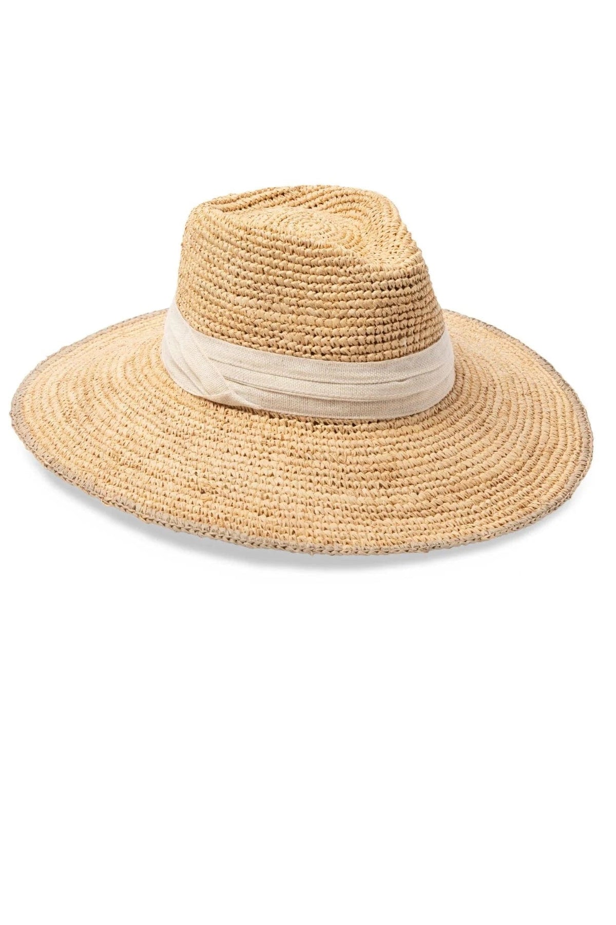 Rigon Headwear Barcelona Wide Brim Fedora - Natural BD751 Splash Swimwear Hats M/L (58cm) 9328897037178