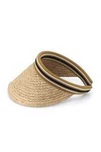 Rigon Headwear Cabarita Visor Tina M Veneto Fedora - Ivory/Earth Splash Swimwear Hats