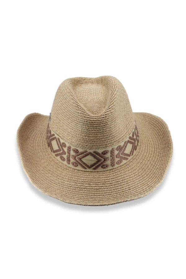 Rigon Headwear Cabo Cowboy Hat - Natural/All Spice TM592A Tina M Cabo Cowboy Hat - Natural/All Spice Splash Swimwear Hats M/L (58cm) 9328897041588