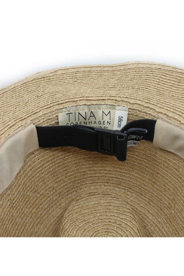 Rigon Headwear Cabo Cowboy Hat - Natural/All Spice TM592A Tina M Cabo Cowboy Hat - Natural/All Spice Splash Swimwear Hats M/L (58cm) 9328897041588