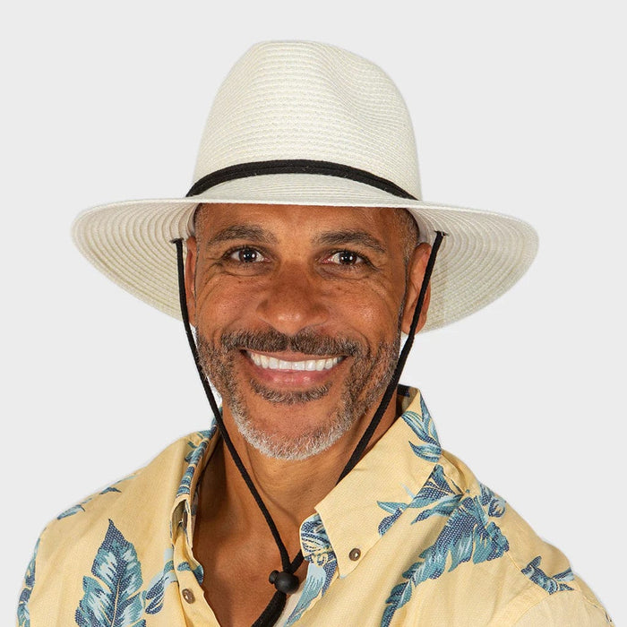 Rigon Headwear Cancer Council Calvin Fedora - Ivory* Splash Swimwear Hats