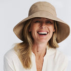 Rigon Headwear Cancer Council Essential Traveller Cotton Hat R52 Cancer Council Essential Traveller Cotton Hat Splash Swimwear Hats Latte* / M/L 9328897045234