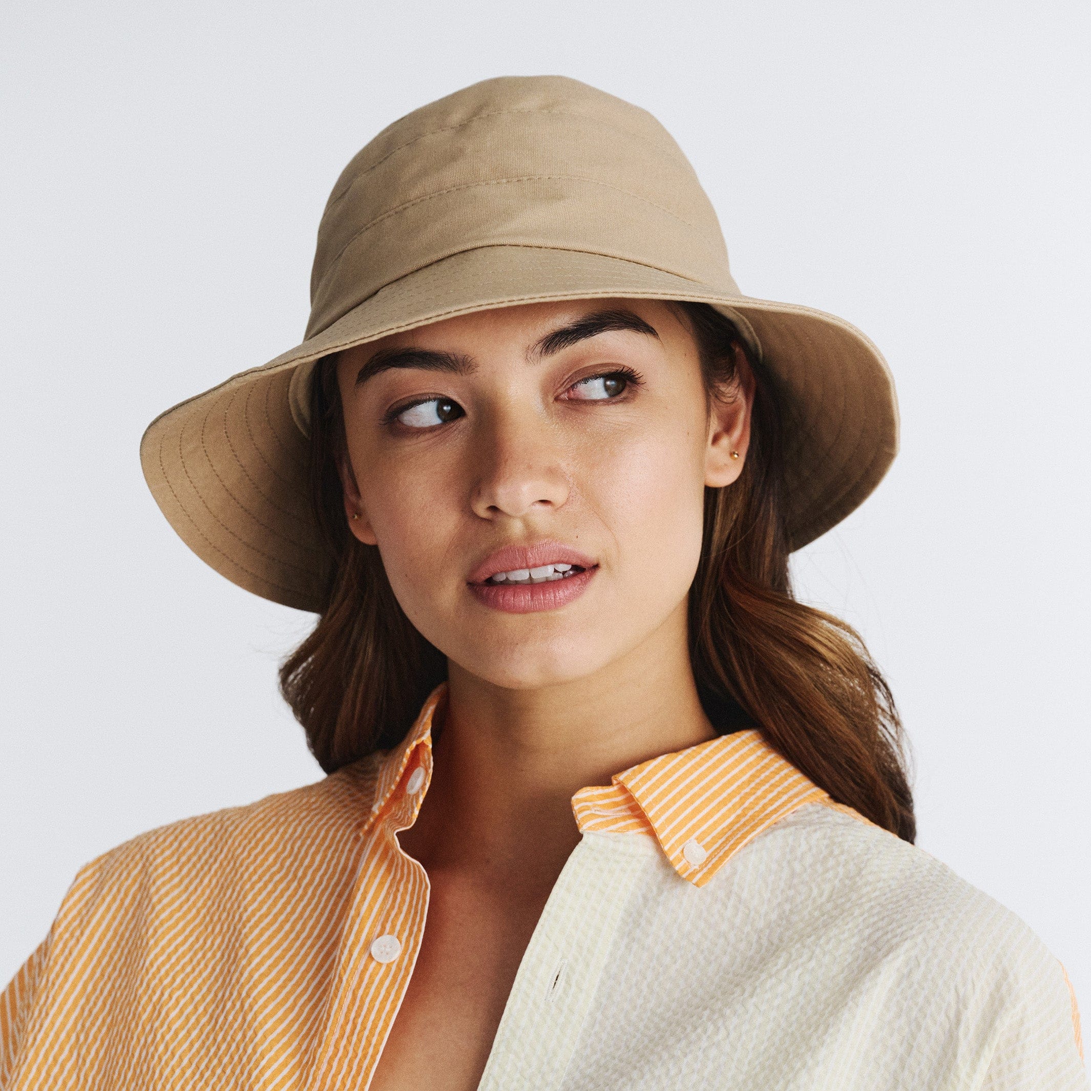 Rigon Headwear Cancer Council Golf Bucket Hat RL76 Cancer Council Golf Bucket Hat Splash Swimwear Beige / M/L (58cm) 9328897089542
