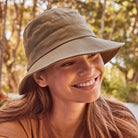 Rigon Headwear Cancer Council Golf Bucket Hat RL76 Splash Swimwear M/L (58cm) / Khaki 9328897031879