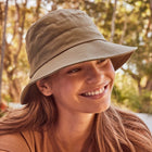 Rigon Headwear Cancer Council Golf Bucket Hat RL76 Splash Swimwear M/L (58cm) / Khaki 9328897031879