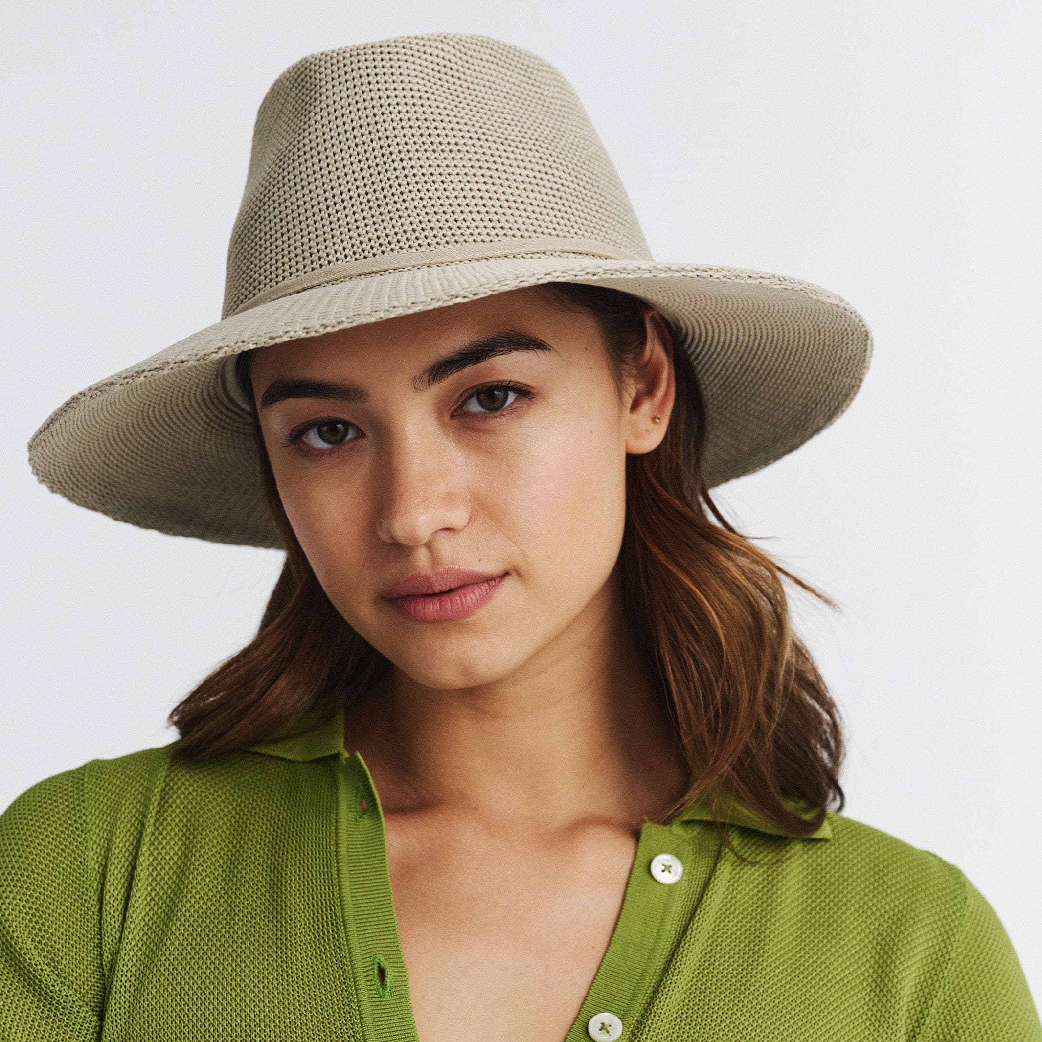 Rigon Headwear Cancer Council Jacqui Mannish Fedora RL73 Cancer Council Jacqui Mannish Fedora Splash Swimwear Hats Stone / M/L (58cm) 9328897031725
