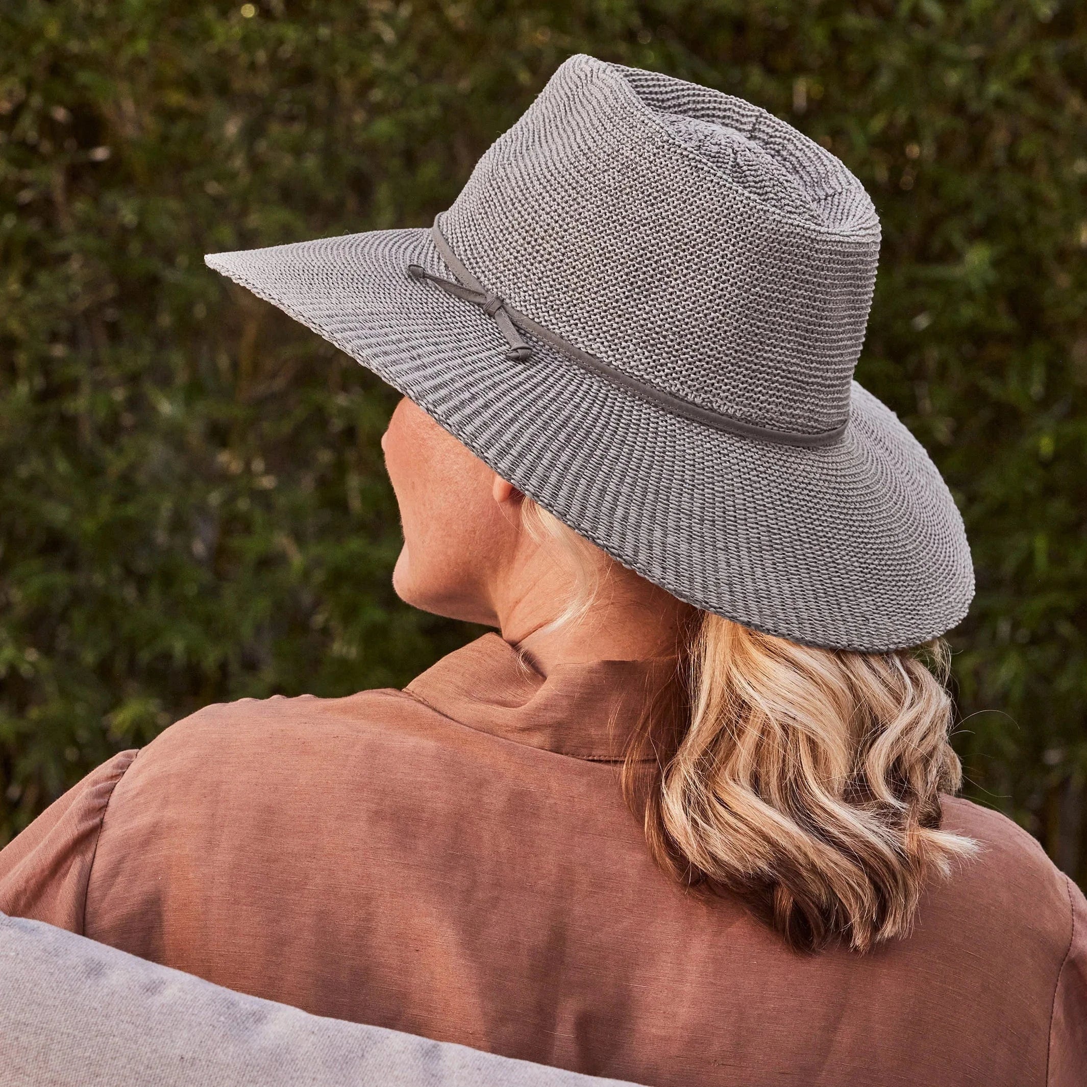 Rigon Headwear Cancer Council Marie Wide Brim Fedora - Stone RL678 Cancer Council Kathryn Bucket Hat - Black/Camel Splash Swimwear Hats M/L (58cm) 9328897032296