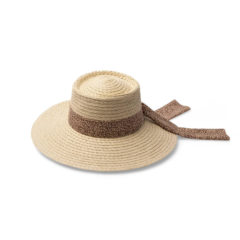 Rigon Headwear Cancer Council Zara Wide Brim Boater Hat - Natural* RL675 Splash Swimwear M/L (58cm) 9328897031848