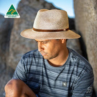 Rigon Headwear Keith Fedora - Sand Evoke Headwear Keith Fedora - Sand Splash Swimwear Hats