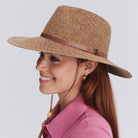 Rigon Headwear Mitzi Wide Brim Fedora - Cinnamon Mitzi Wide Brim Fedora - Cinnamon Splash Swimwear Hats