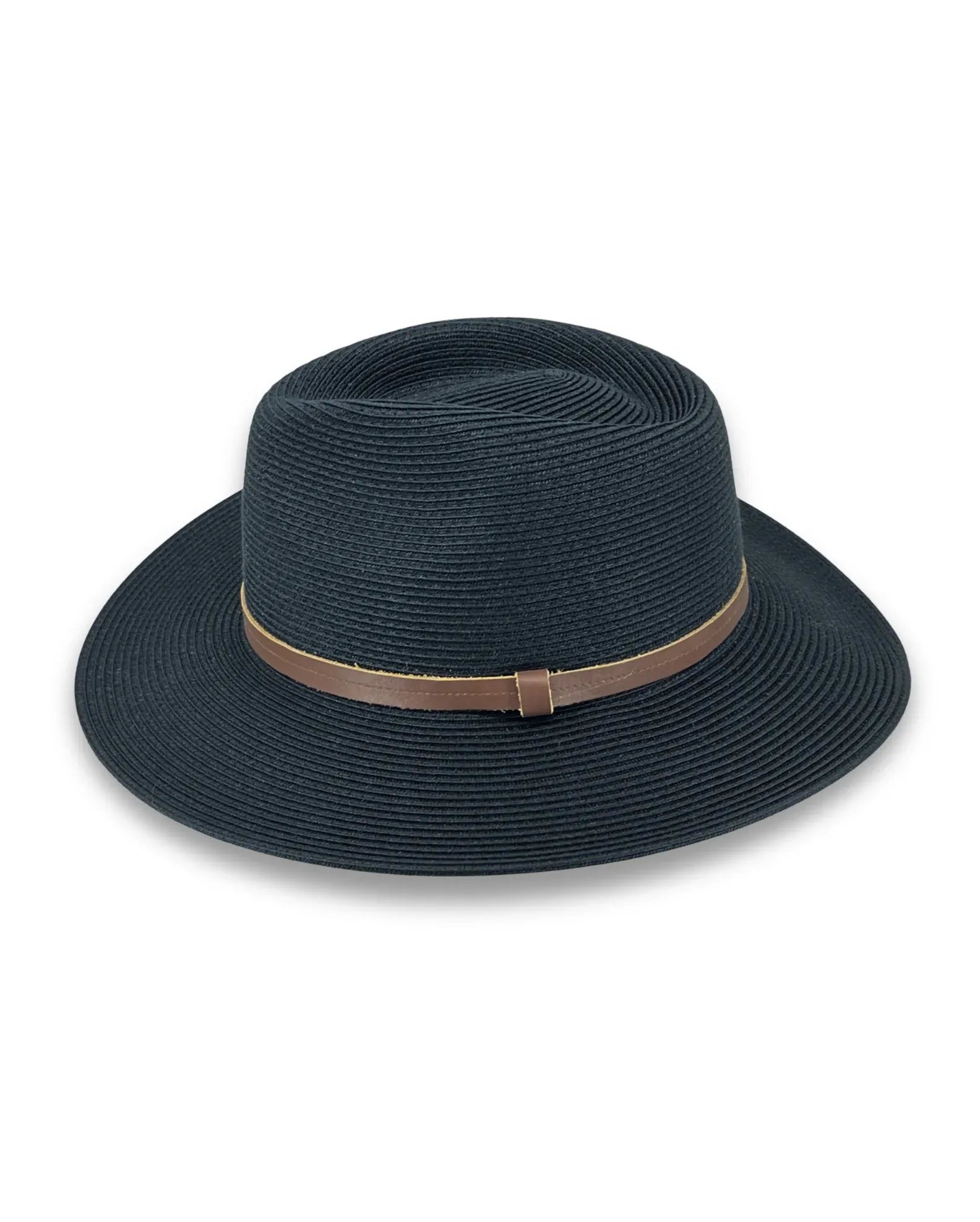 Rigon Headwear Morgan Fedora Rigon Headwear Francesca Sou'Wester Hat - Ivory Splash Swimwear Hats Black / M/L (58 cm)