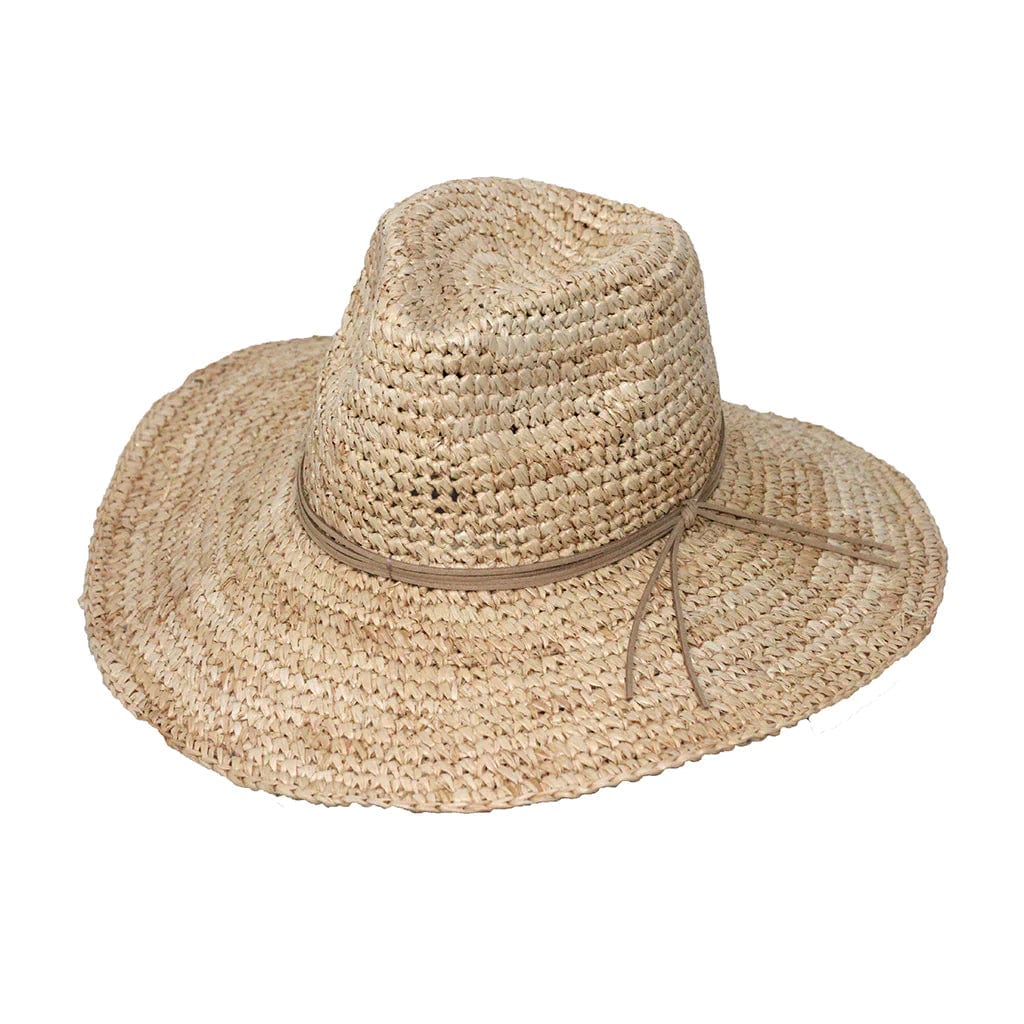 Rigon Headwear Natalie Fedora - Natural RL785 Splash Swimwear M/L (58cm) 9328897037857