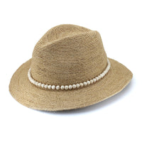 Rigon Headwear Rosa Fedora Hat - Natural TM689A Rosa Fedora Hat - Natural Splash Swimwear Hats M/L (58cm) 9328897042295