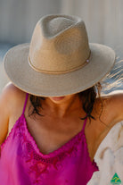 Rigon Headwear Tina M Camille Mid-Brim Fedora Tina M Camille Mid-Brim Fedora Splash Swimwear Hats