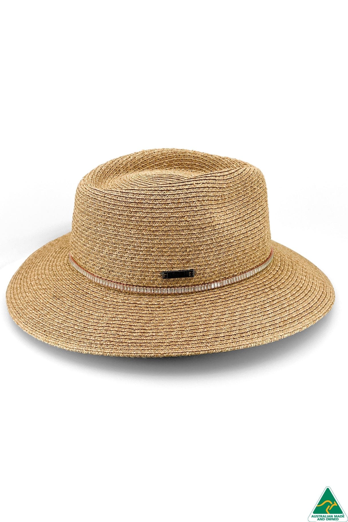 Rigon Headwear Tina M Camille Mid-Brim Fedora Tina M Camille Mid-Brim Fedora Splash Swimwear Hats