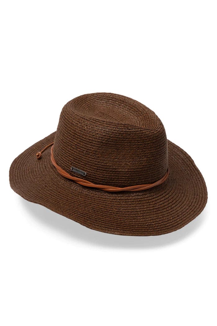 Rigon Headwear Tina M Capri Hat - Chocolate TM583A Before Dark Flexibraid Hat Splash Swimwear Hats M/L (58cm) 9328897025588